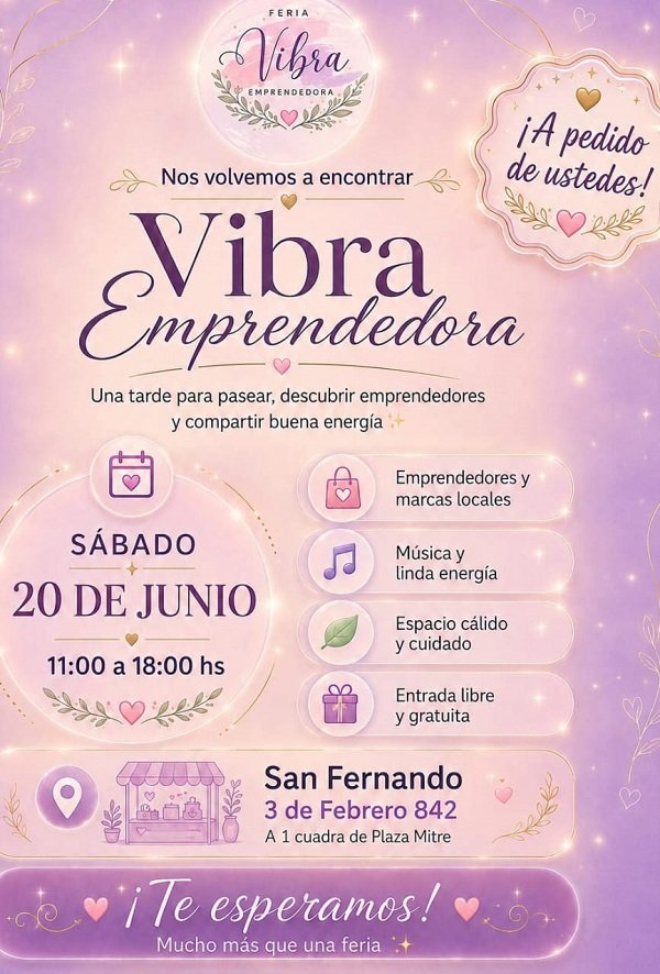 Vibra Emprendedora: El latido del diseño local y la pasión celeste y blanca inundan San Fernando