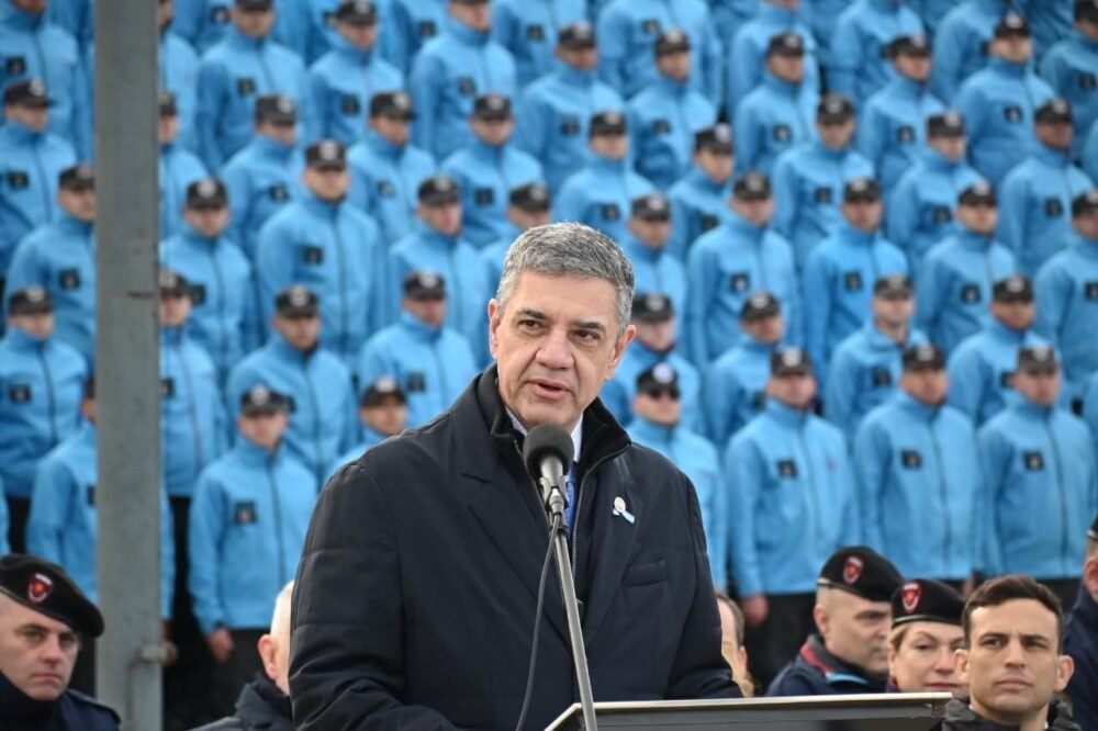 Jorge Macri ante a 1.200 cadetes de Policía y aspirantes a Bomberos de la Ciudad
