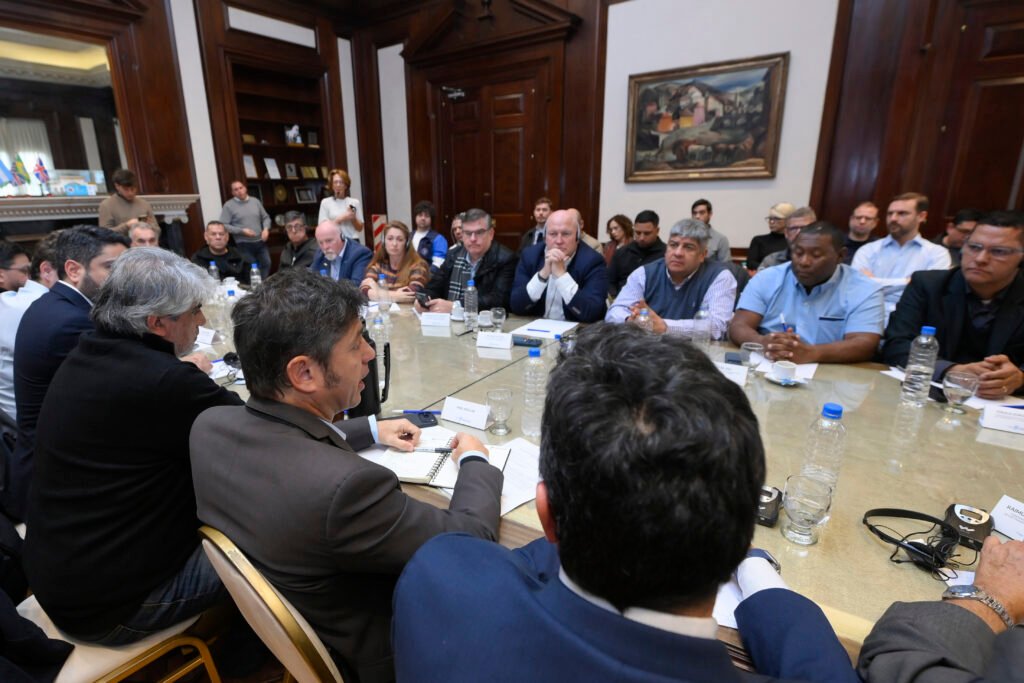 Kicillof recibió a las autoridades regionales de la Federación Internacional de Trabajadores del Transporte