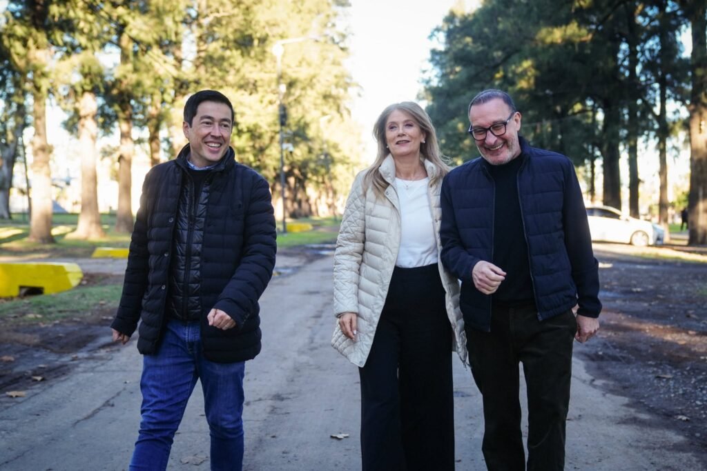 Leo Nardini recibió a Verónica Magario junto a Luis Vivona y recorrieron el futuro Distrito Malvinas