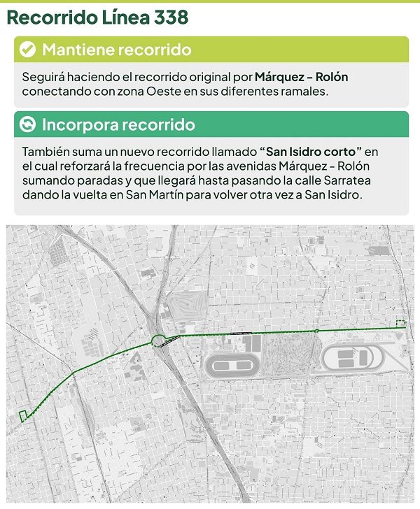 Mañana comienzan a funcionar los nuevos recorridos de colectivos en San Isidro