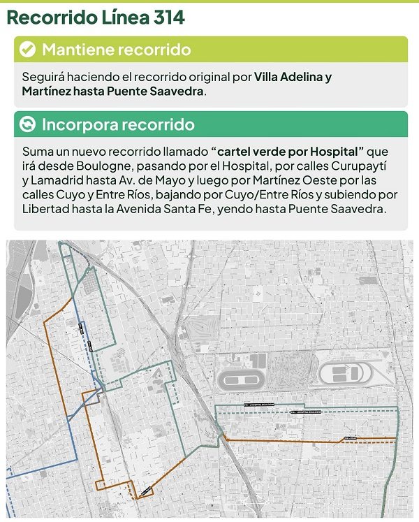 Mañana comienzan a funcionar los nuevos recorridos de colectivos en San Isidro