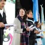 Más de 1400 chicos de Vicente López realizaron la promesa a la bandera en Tecnópolis