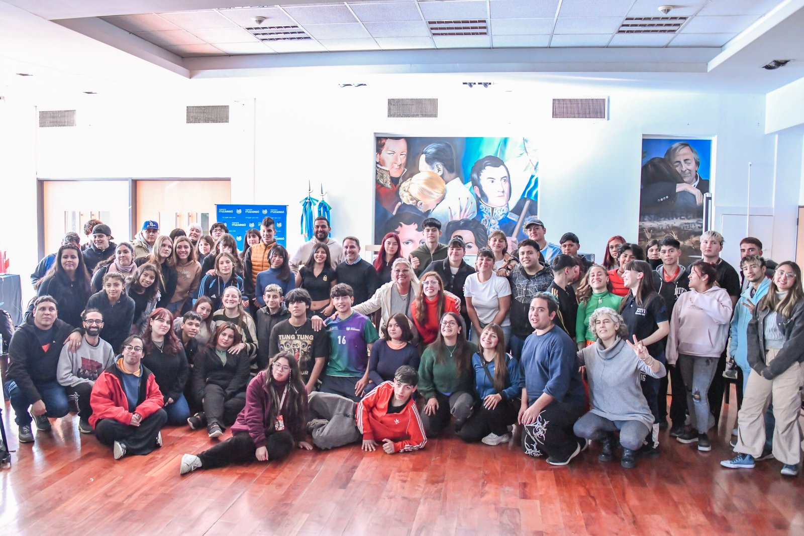 Pablo Descalzo participó de un encuentro con jóvenes del programa Envión