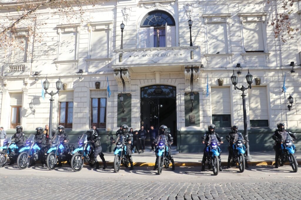 San Miguel incorporó 12 motos nuevas a su Policía Municipal