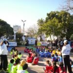 Vicente López inauguró la Plaza Activa Joy of Moving en Olivos