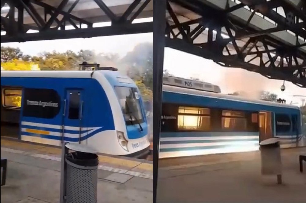 Alarma por explosiones en un tren eléctrico de la línea Mitre en Tres de Febrero