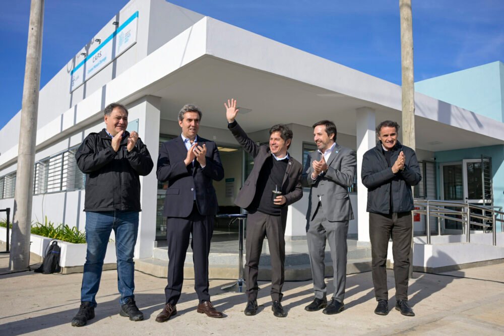 Kicillof inauguró un nuevo Centro de Atención Primaria de la Salud en Luján