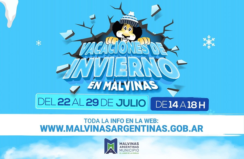 Malvinas Argentinas invita a unas vacaciones de invierno con actividades gratuitas para toda la familia