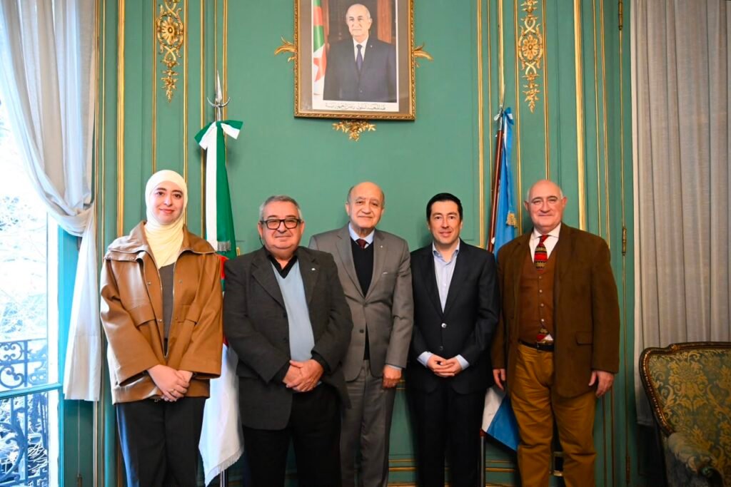 Nardini se reunió con el embajador de Argelia