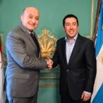 Nardini se reunió con el embajador de Argelia