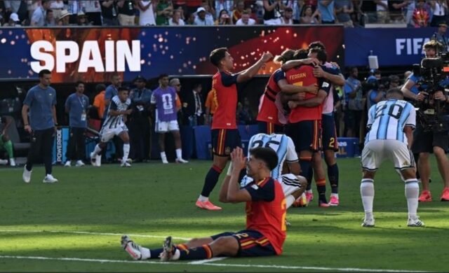Sin resto y con lesiones la Selección Argentina no pudo con España en la final del mundial