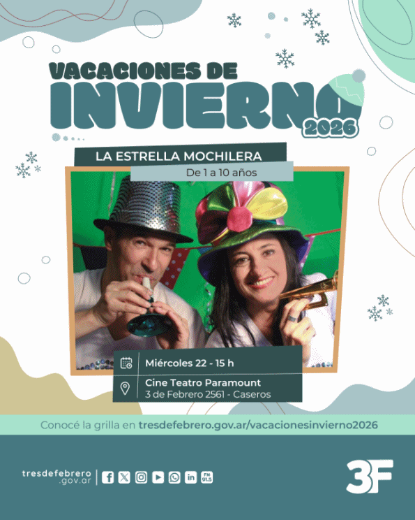 Tres de Febrero propone grandes actividades para las vacaciones de invierno