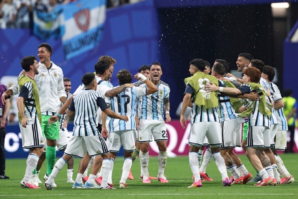 Argentina en 10 minutos lo dio vuelta a Egipto y clasifico a cuartos
