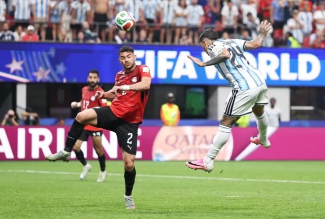 Argentina en 10 minutos lo dio vuelta a Egipto y clasifico a cuartos