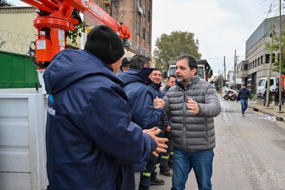 El Municipio de San Martín continúa los operativos de limpieza y mejoras, esta vez en Carcova