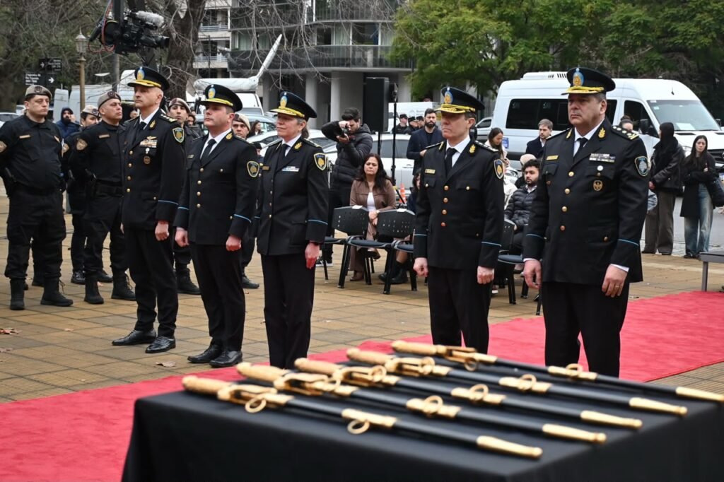 Jorge Macri, en el reconocimiento a policías
