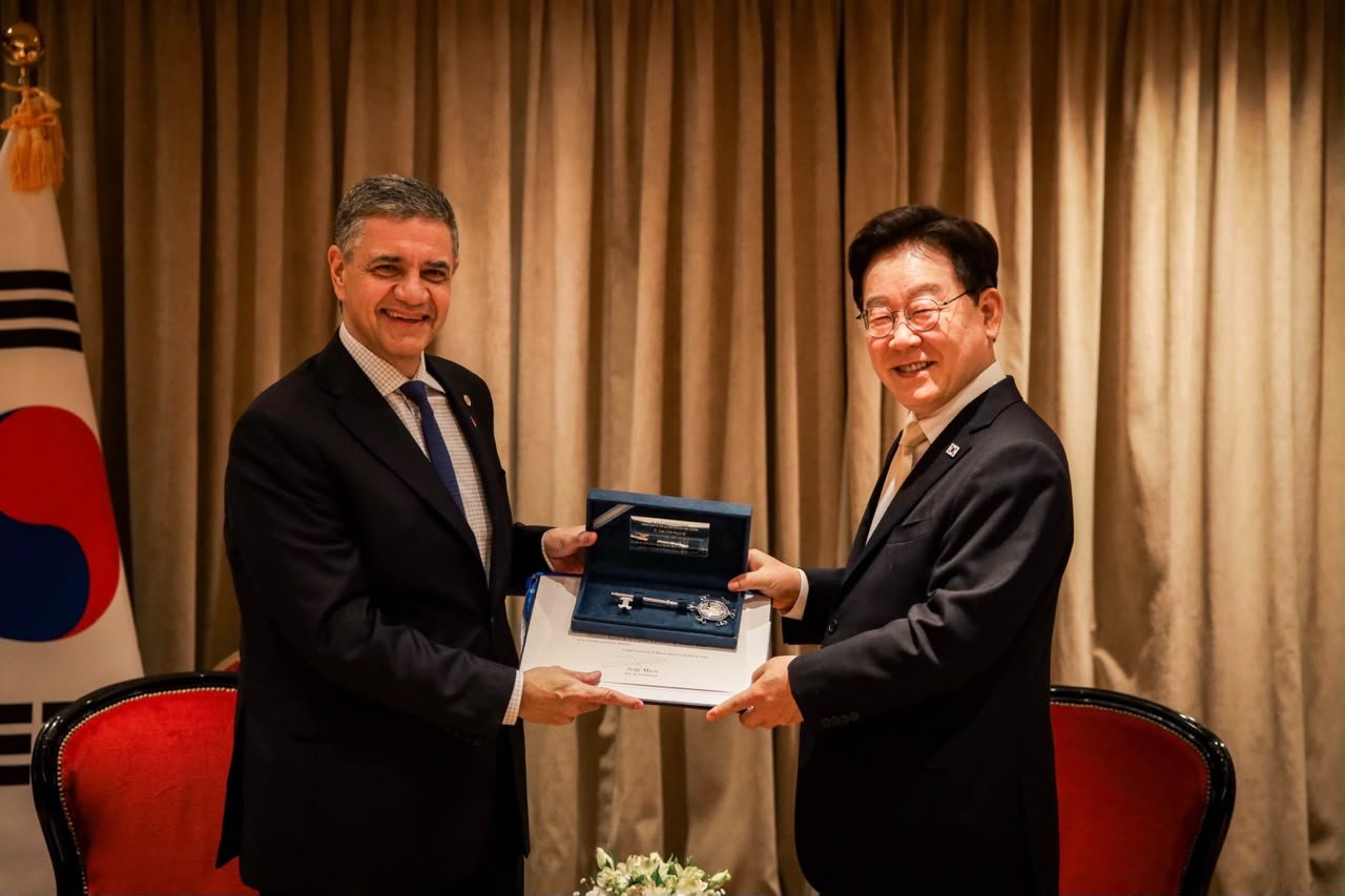 Jorge Macri recibió al Presidente de Corea del Sur