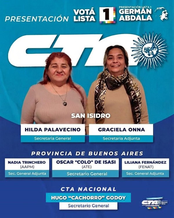 Este jueves 20 la CTA "Autónoma" renueva autoridades