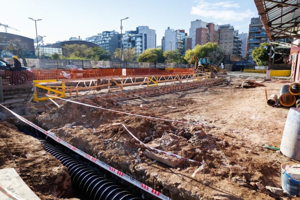 La Ciudad construye una nueva plaza junto al Mercado de Pulgas en Colegiales