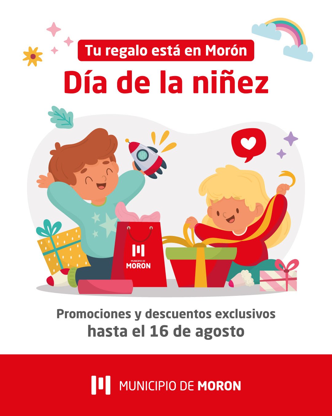 Morón: Día de la Niñez con descuentos y promociones en comercios locales