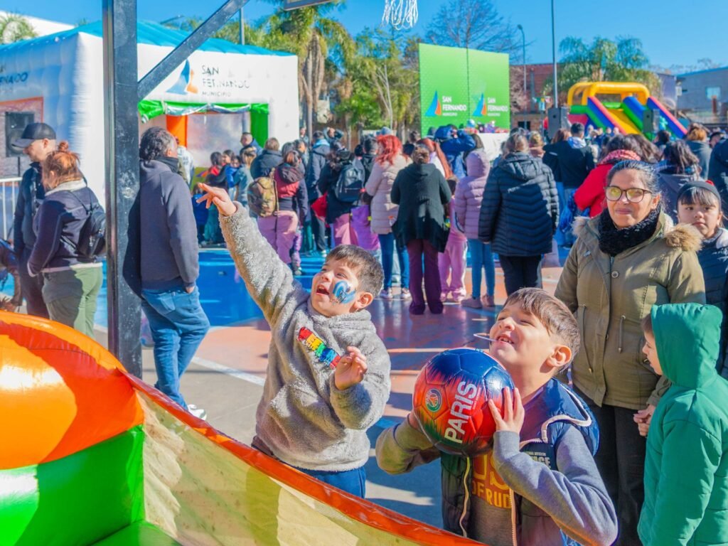 San Fernando comenzó el Mes de las Infancias con actividades infantiles en plazas