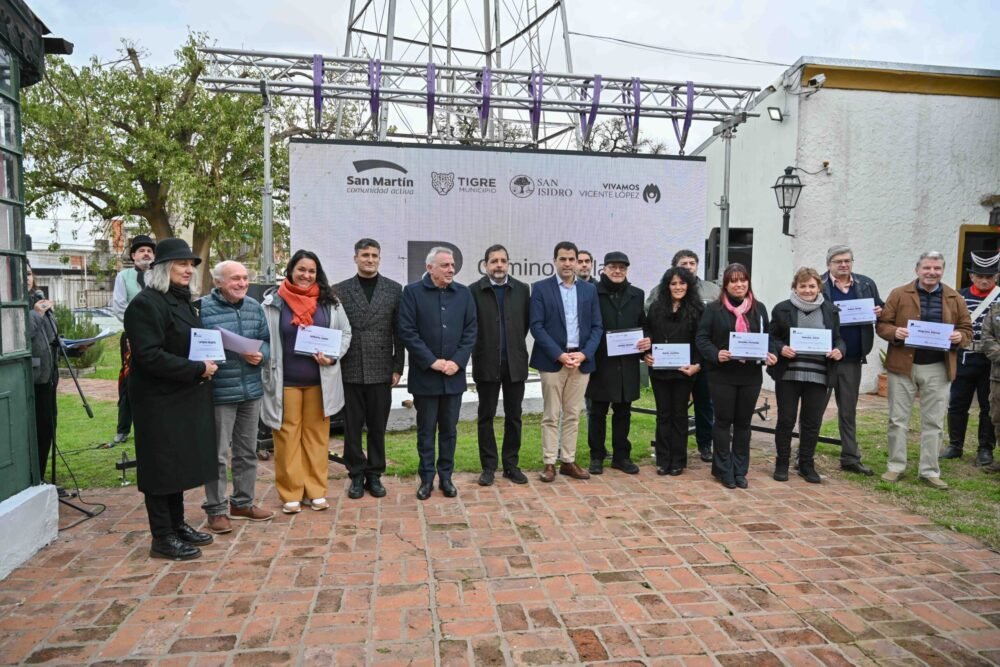 San Martín presentó junto a Tigre, San Isidro y Vicente López el Camino de la Reconquista