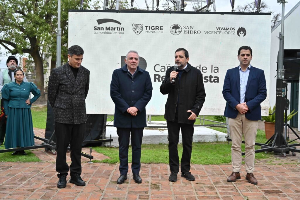 San Martín presentó junto a Tigre, San Isidro y Vicente López el Camino de la Reconquista