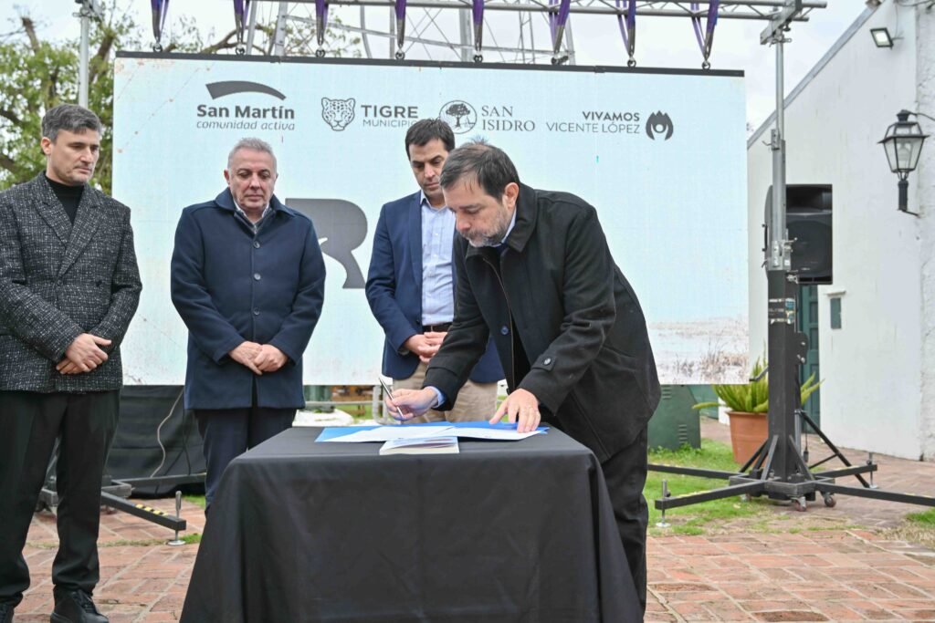 San Martín presentó junto a Tigre, San Isidro y Vicente López el Camino de la Reconquista