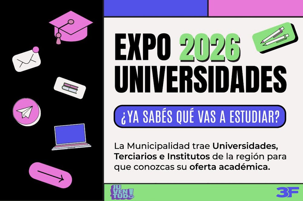 Una nueva edición de Expo Universidades llega a Tres de Febrero