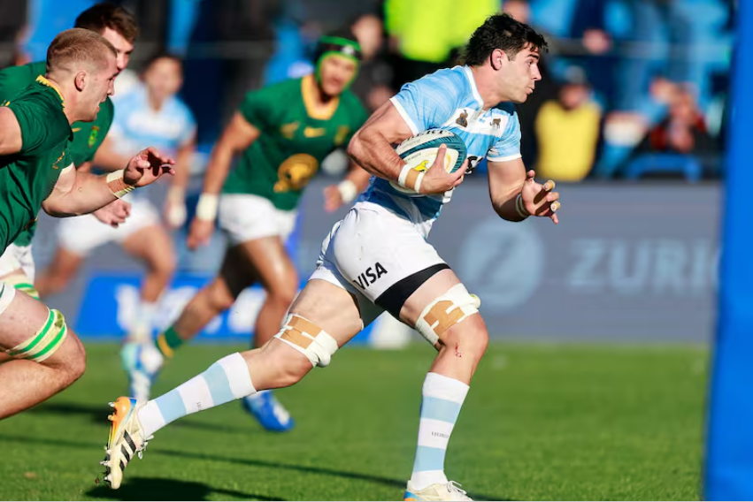 Los Pumas lucharon contra los Springboks