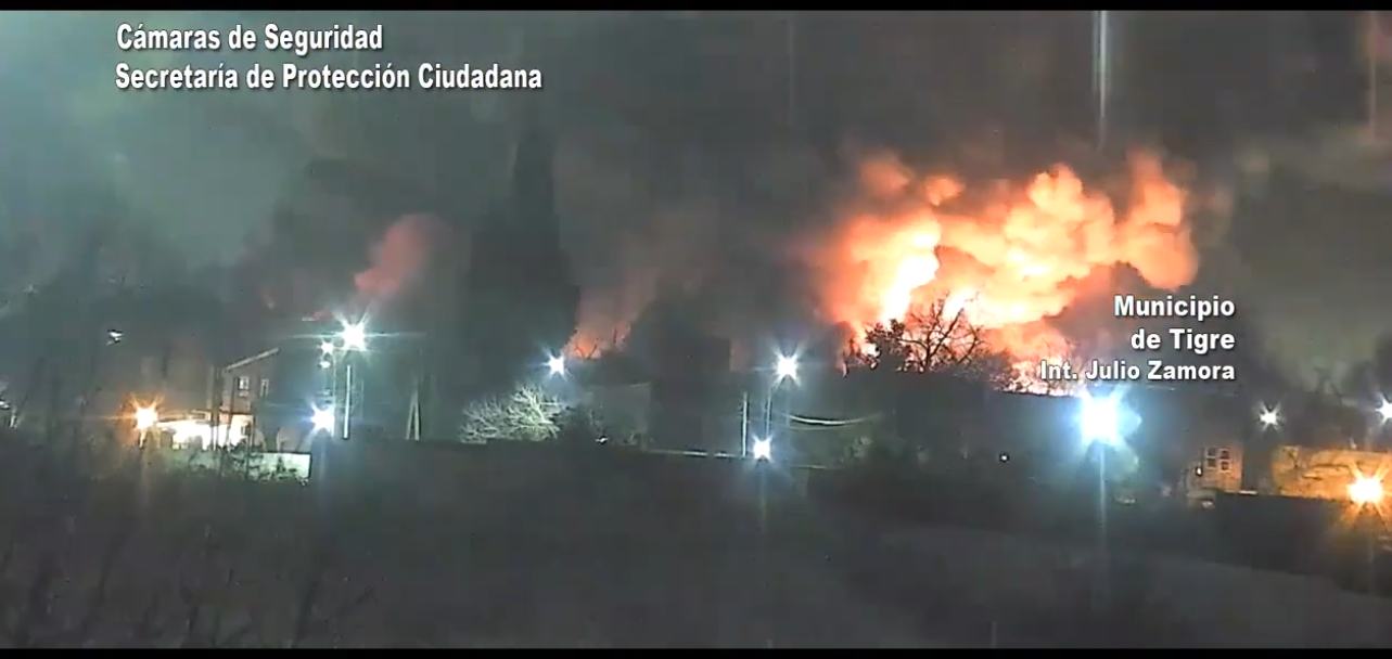 Voraz Incendio - Don Torcuato - Grupo Almar informenorte.com.ar