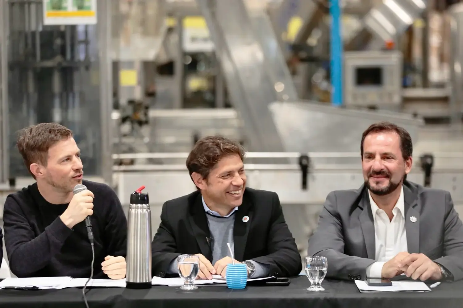 Kicillof, Sujarchuk , copec, vicente López