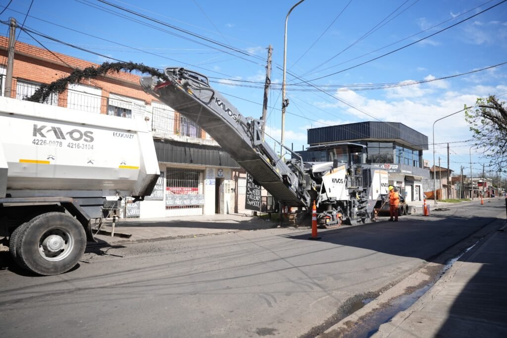 Avanza la segunda etapa de repavimentación de Gaspar Campos en San Miguel