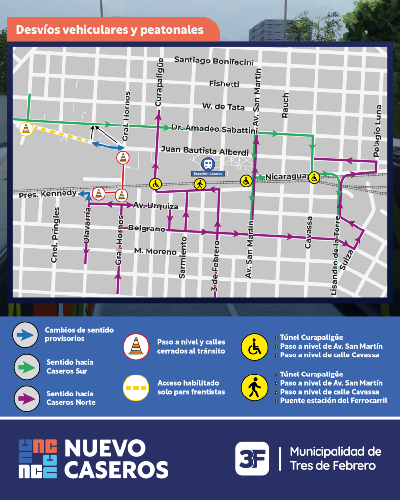 Comenzó la obra del túnel de Hornos de Caseros, el primero financiado con fondos municipales