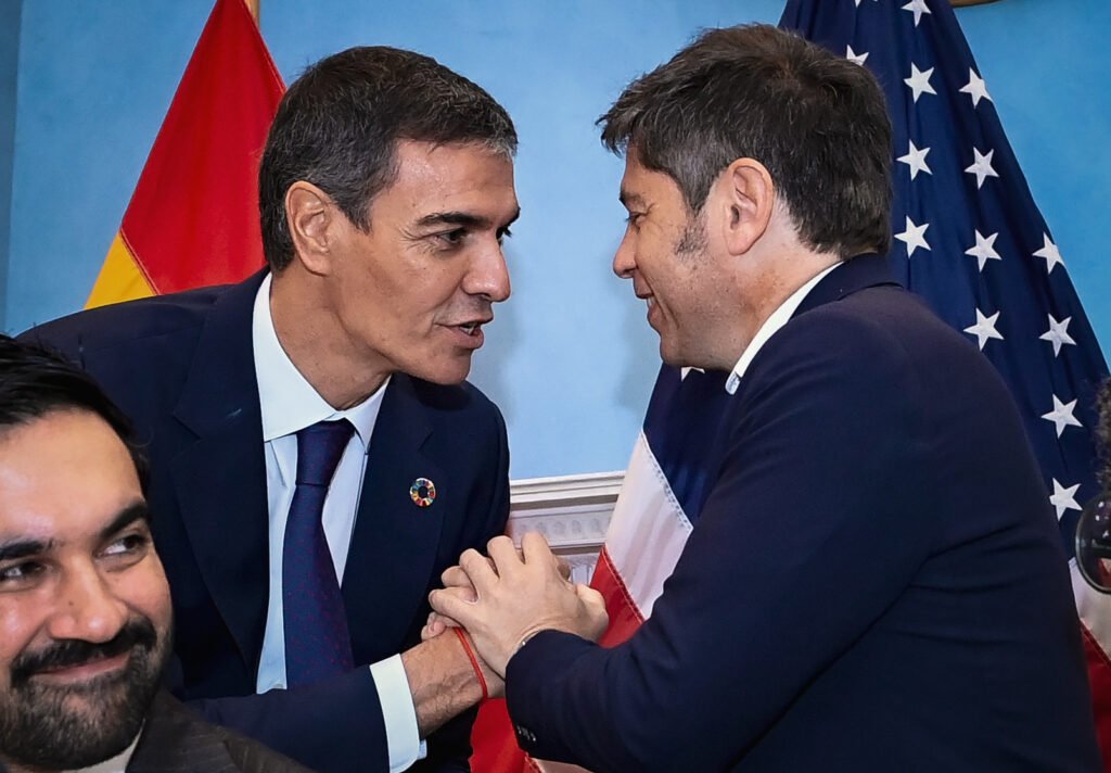 Kicillof cerró su visita a Estados Unidos con una charla en la Universidad de Columbia