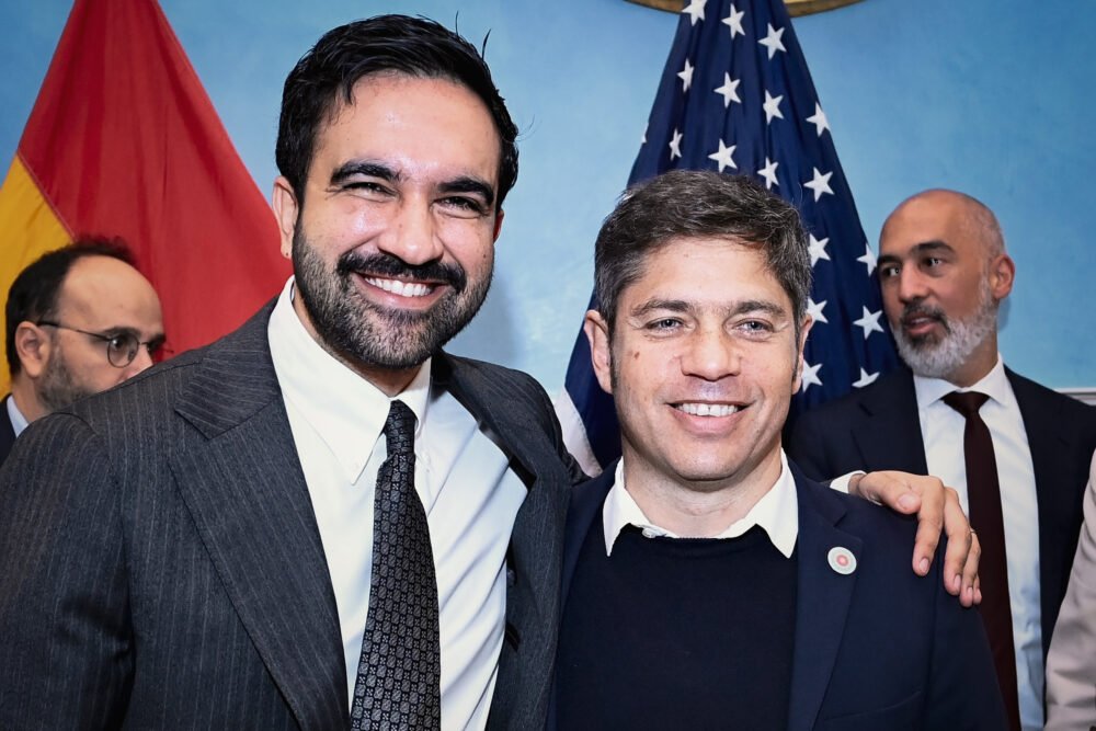 Kicillof cerró su visita a Estados Unidos con una charla en la Universidad de Columbia
