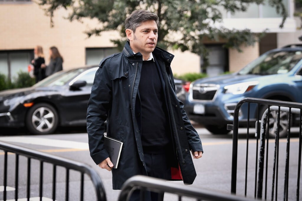 Kicillof cerró su visita a Estados Unidos con una charla en la Universidad de Columbia