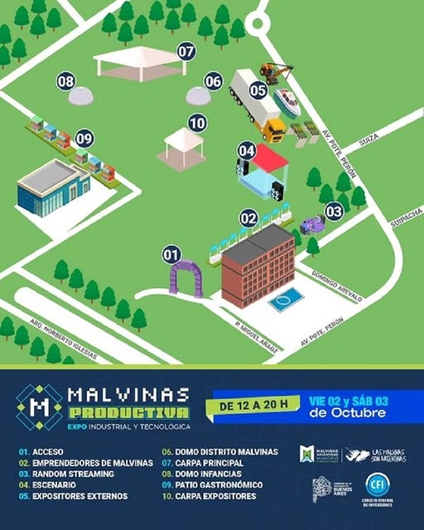 Malvinas Productiva llega la Expo Industrial y Tecnológica al distrito