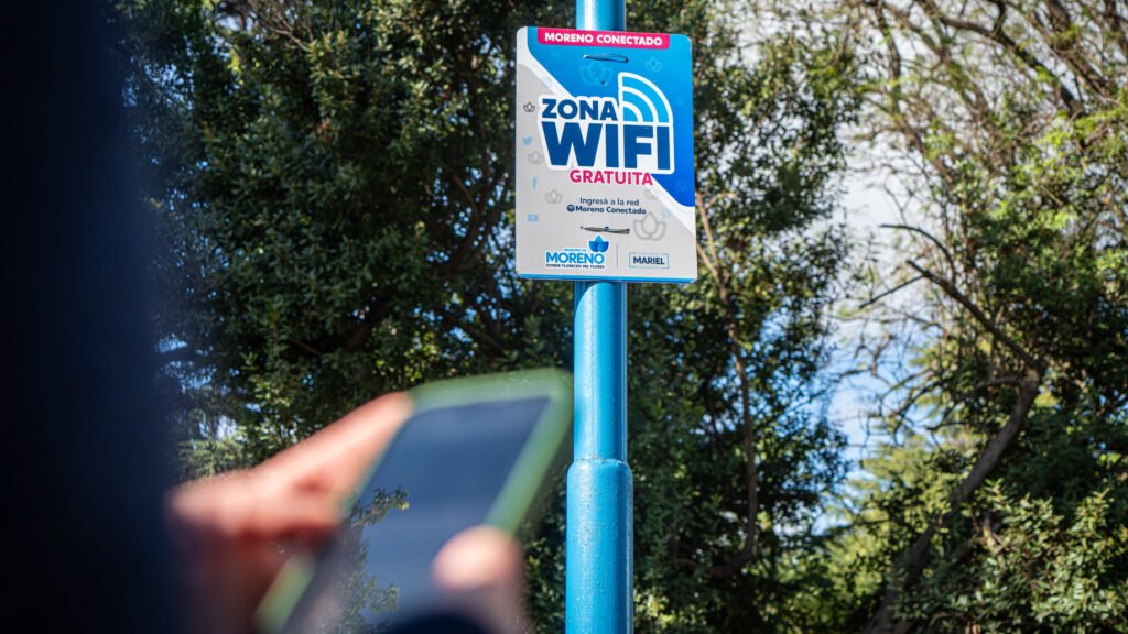 Moreno Conectado ya son más de 400 puntos de WIFI gratuitos en todo el distrito