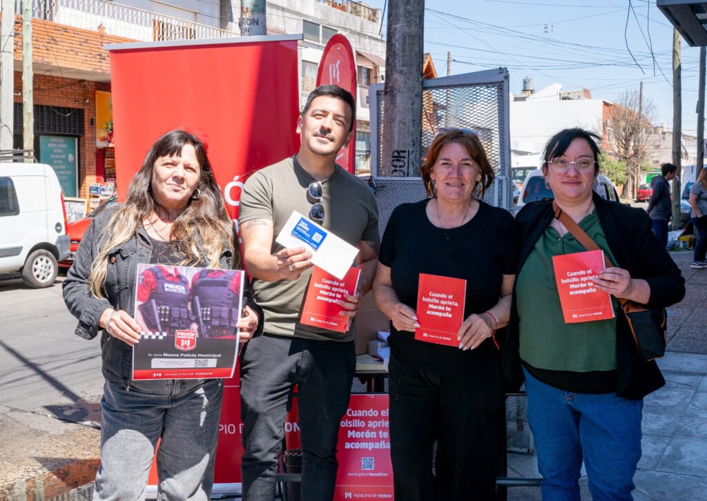 Morón te acompaña el Municipio acercó sus servicios y propuestas a los barrios
