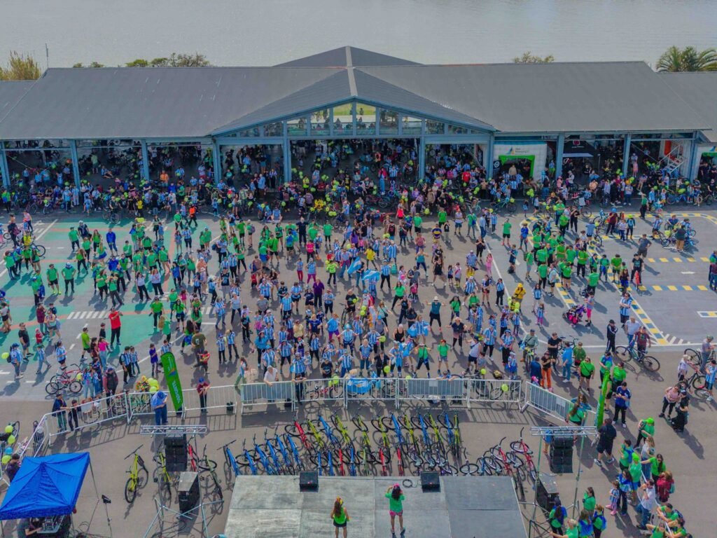 San Fernando disfrutó una multitudinaria Bicicleteada Familiar