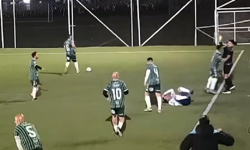Racing - San Miguel Agresión - suspension de por vida