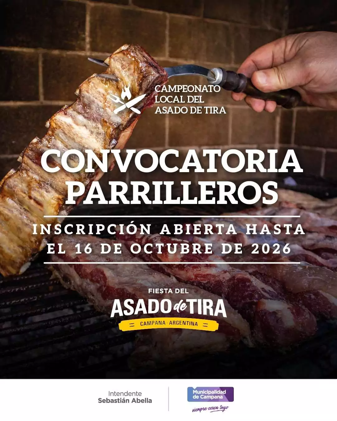 Campeonato - asado de tira- campana - abella