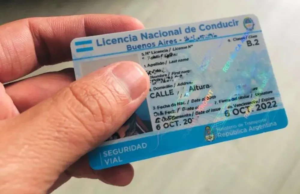 Licencias profesionales de conducir - provincia -prorrgó vencimiento
