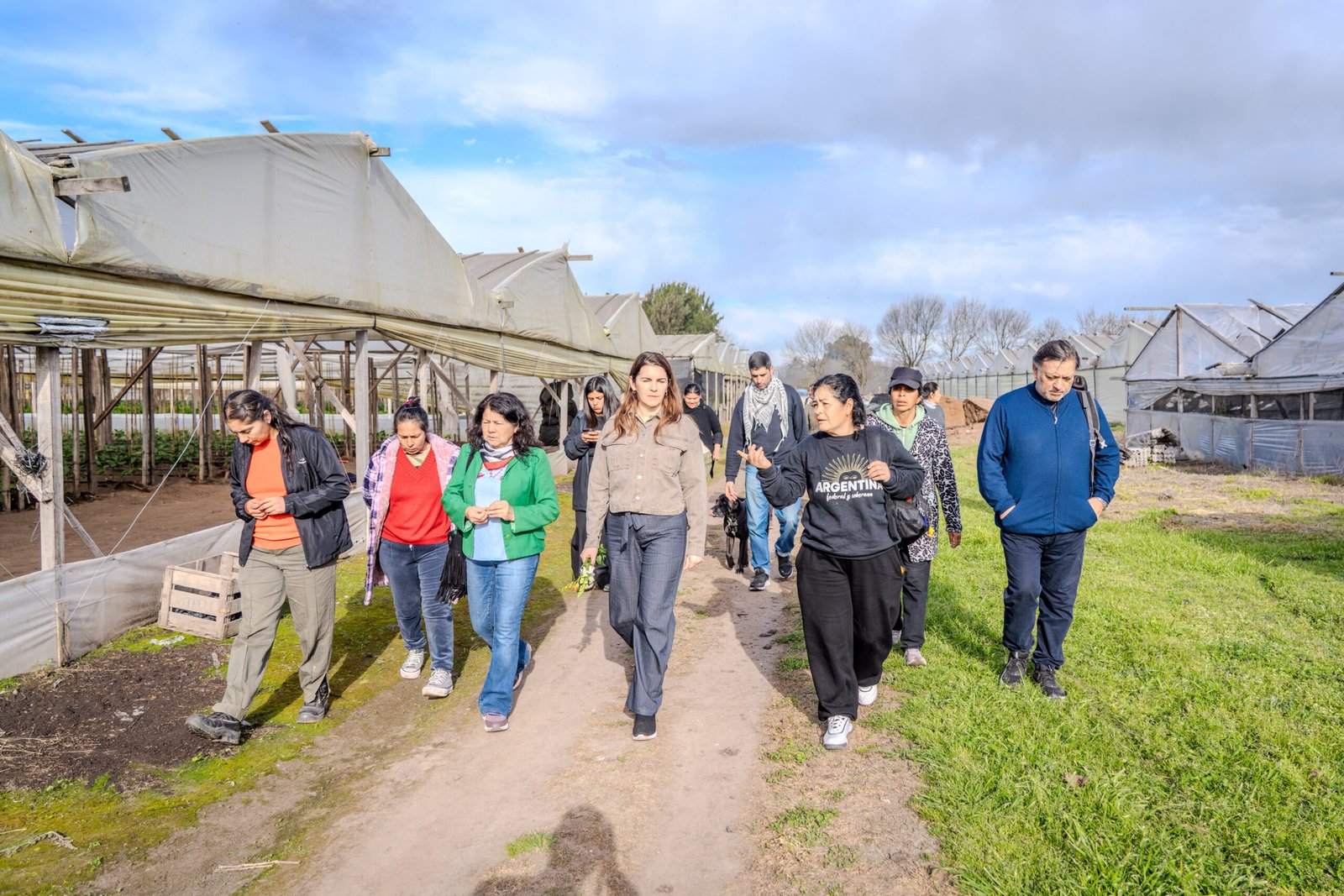 Mariel Fernández visitó La Plata - julio Alak