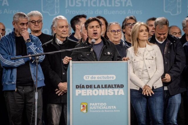 17 de Octubre: Kicillof llamó a construir una alternativa para poner fin al modelo de Milei