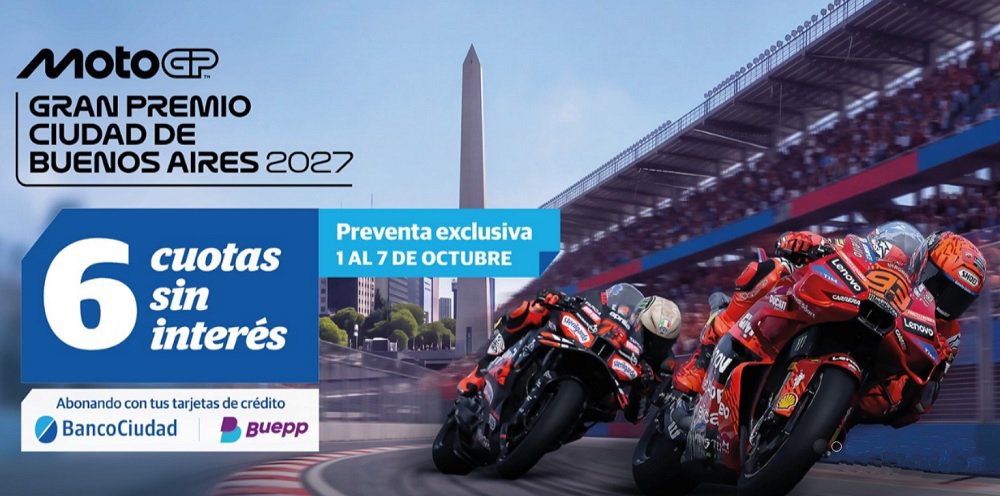 El MotoGP vuelve a Buenos Aires y arrancó la venta de entradas con pases para los tres días