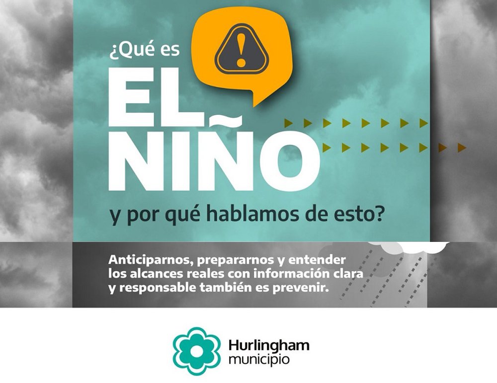 El Municipio de Hurlingham se prepara para El Niño