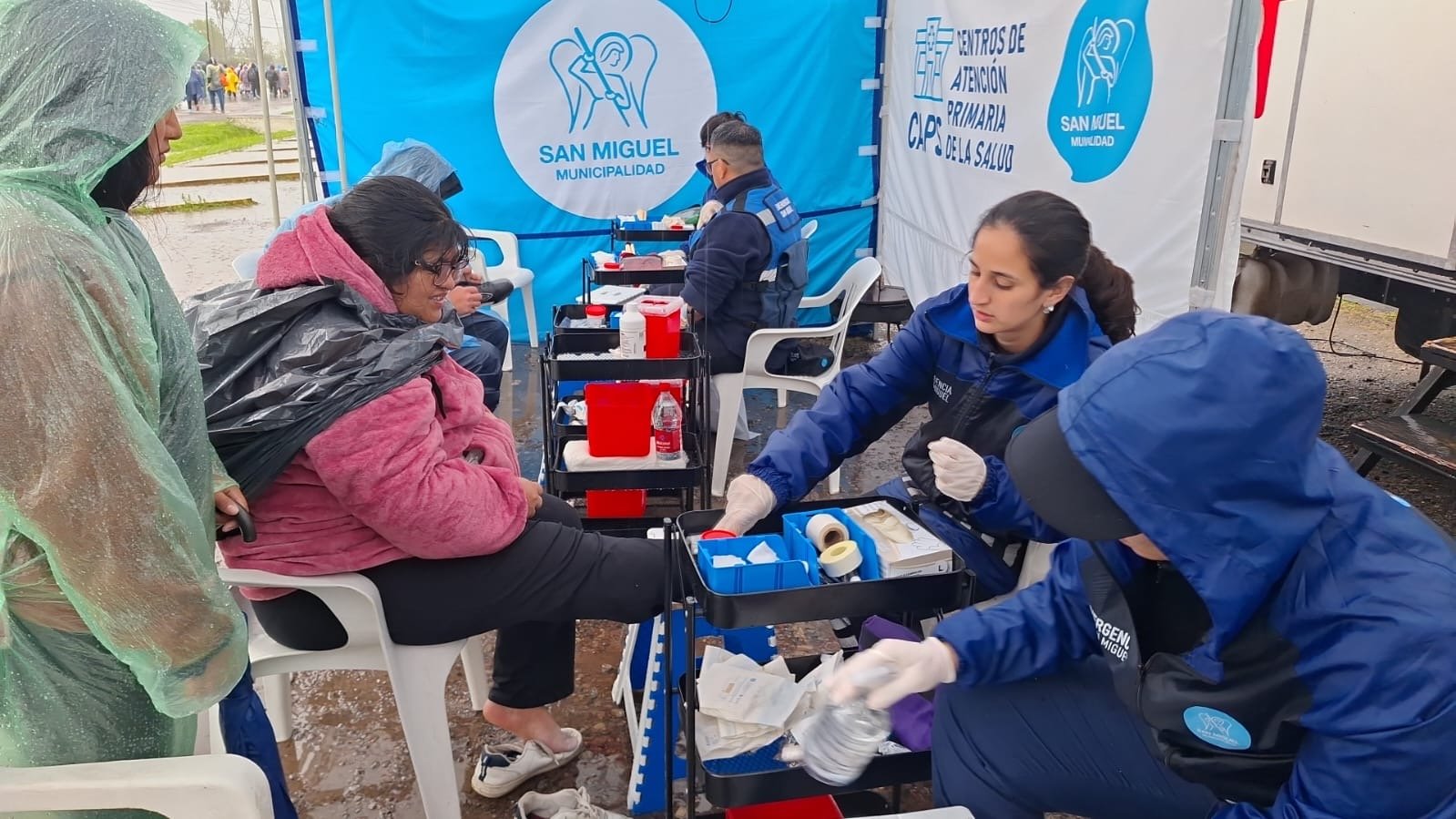 Emergencias San Miguel atendió a 935 fieles en la 52° Peregrinación Juvenil a Luján